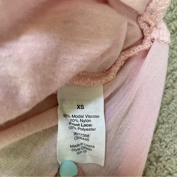 J.Crew Factory Lace Front Top - Picture 6 of 7